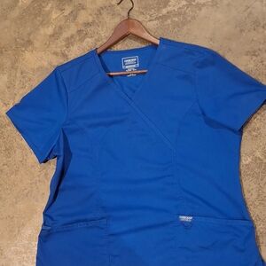 Cherokee Authentic Workwear Blue Top